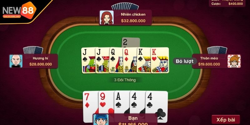 Cách thức tính tỷ lệ ra 3 đôi thông chặt heo và tiền thắng