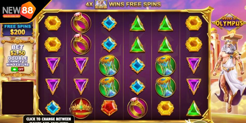 Quay hũ cuộc chiến các vị thần thưởng lớn